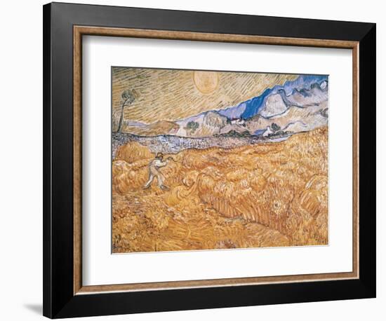 The Harvester-Vincent van Gogh-Framed Giclee Print