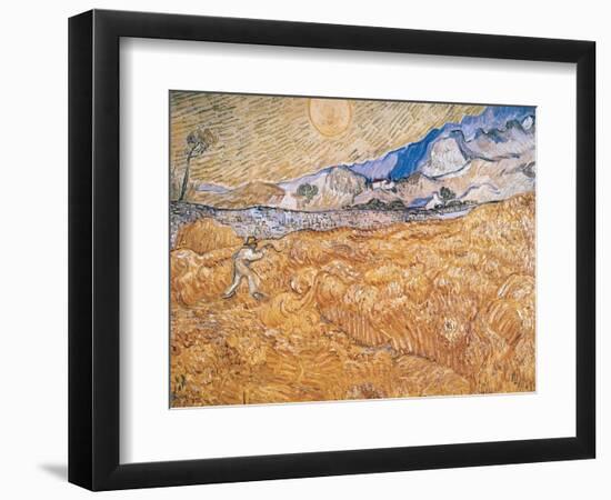 The Harvester-Vincent van Gogh-Framed Giclee Print