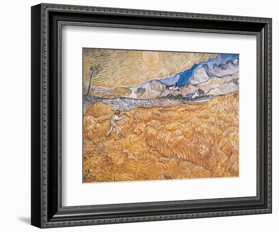 The Harvester-Vincent van Gogh-Framed Giclee Print