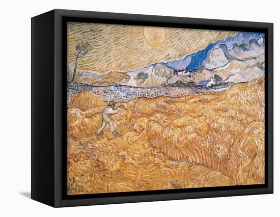 The Harvester-Vincent van Gogh-Framed Premier Image Canvas