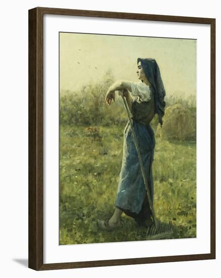 The Harvester-Jules Breton-Framed Giclee Print