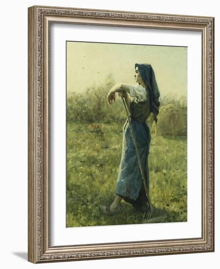 The Harvester-Jules Breton-Framed Giclee Print