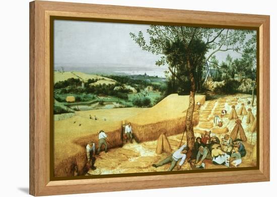The Harvesters, 1565-Pieter Bruegel the Elder-Framed Premier Image Canvas