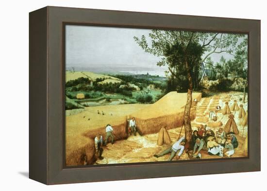 The Harvesters, 1565-Pieter Bruegel the Elder-Framed Premier Image Canvas