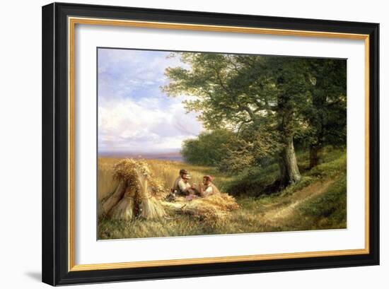 The Harvesters, 1881-George Vicat Cole-Framed Giclee Print