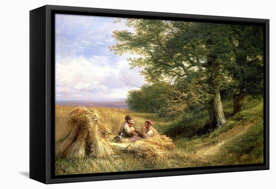 The Harvesters, 1881-George Vicat Cole-Framed Premier Image Canvas