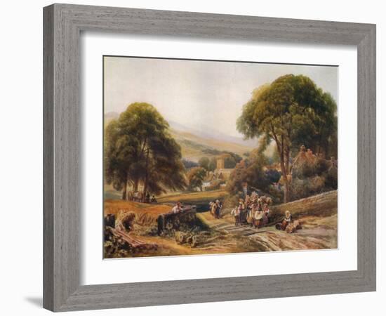 The Harvesters' Return, c1804-1849, (1936)-Peter De Wint-Framed Giclee Print