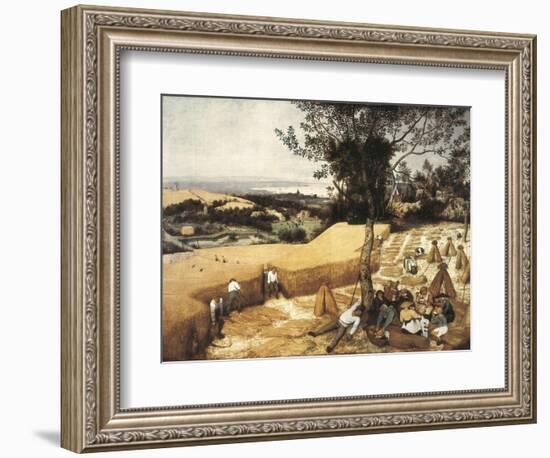 The Harvesters-Pieter Bruegel the Elder-Framed Premium Giclee Print