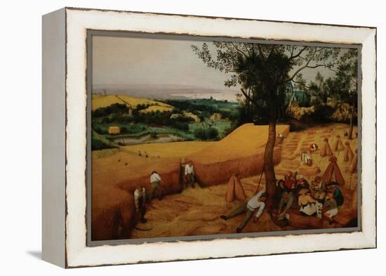 The Harvesters-Pieter Breughel the Elder-Framed Stretched Canvas