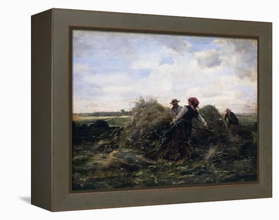The Harvesters-Julien Dupre-Framed Premier Image Canvas