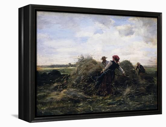 The Harvesters-Julien Dupre-Framed Premier Image Canvas