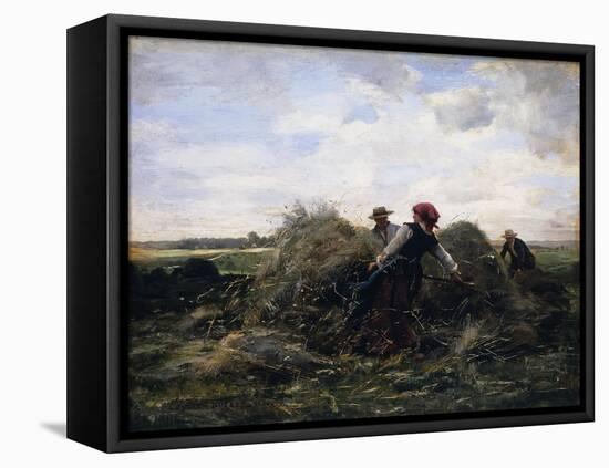 The Harvesters-Julien Dupre-Framed Premier Image Canvas