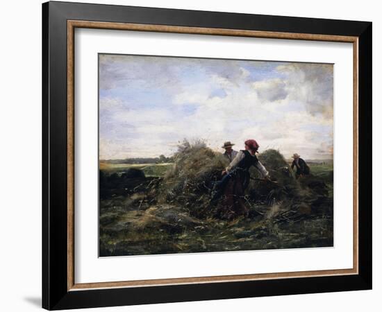 The Harvesters-Julien Dupre-Framed Giclee Print