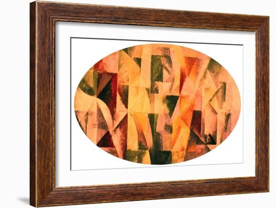 The Hat, 1912-Robert Delaunay-Framed Giclee Print