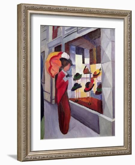 The Hat Shop-Auguste Macke-Framed Giclee Print