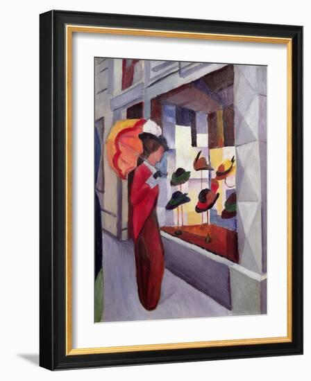 The Hat Shop-Auguste Macke-Framed Giclee Print