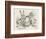 The Hatter's Mad Tea Party the Hatter and the Hare Put the Dormouse in the Tea-Pot-John Tenniel-Framed Photographic Print