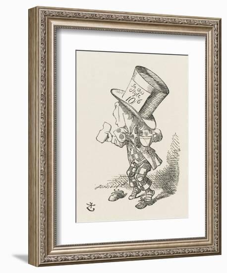 The Hatter-John Tenniel-Framed Art Print