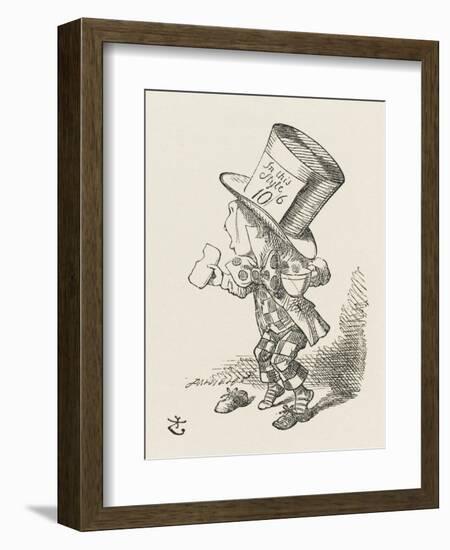 The Hatter-John Tenniel-Framed Art Print