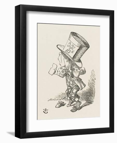 The Hatter-John Tenniel-Framed Art Print