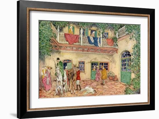 The Haunted House, New Orleans, Louisiana, USA, C18th Century-James Preston-Framed Giclee Print