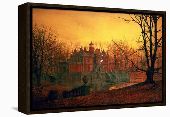 The Haunted House-John Atkinson Grimshaw-Framed Premier Image Canvas