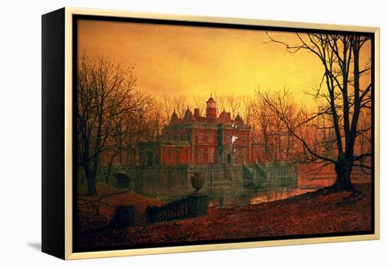 The Haunted House-John Atkinson Grimshaw-Framed Premier Image Canvas