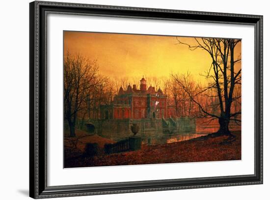 The Haunted House-John Atkinson Grimshaw-Framed Giclee Print
