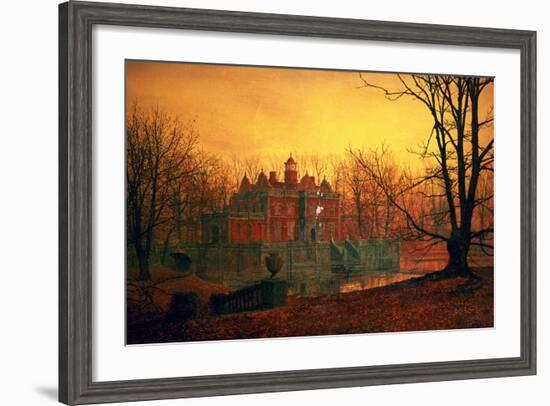 The Haunted House-John Atkinson Grimshaw-Framed Giclee Print