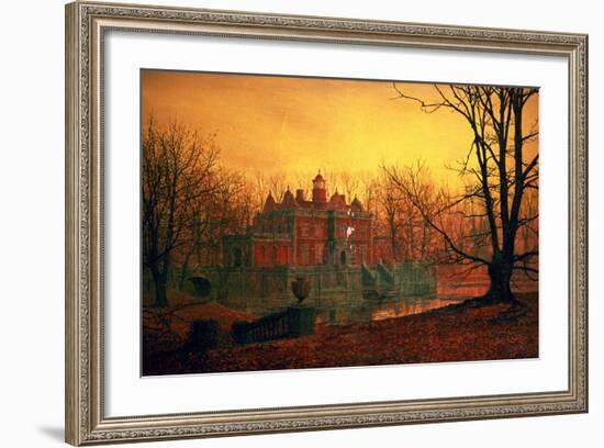 The Haunted House-John Atkinson Grimshaw-Framed Giclee Print