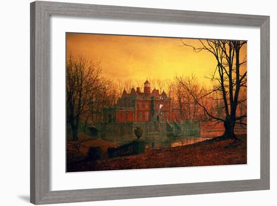 The Haunted House-John Atkinson Grimshaw-Framed Giclee Print