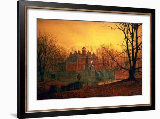 The Haunted House-John Atkinson Grimshaw-Framed Giclee Print