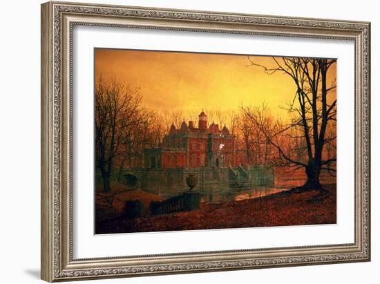 The Haunted House-John Atkinson Grimshaw-Framed Giclee Print