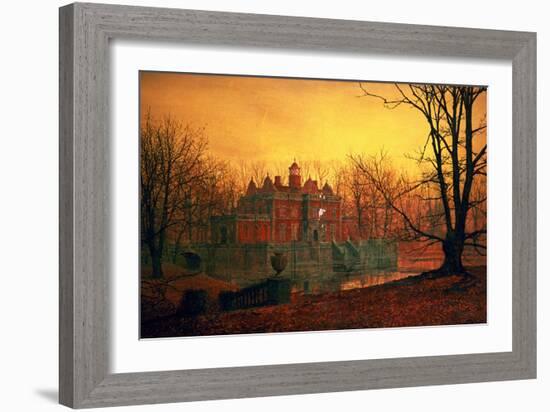 The Haunted House-John Atkinson Grimshaw-Framed Giclee Print