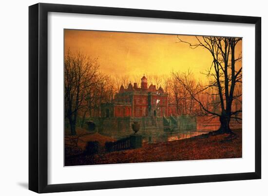 The Haunted House-John Atkinson Grimshaw-Framed Giclee Print