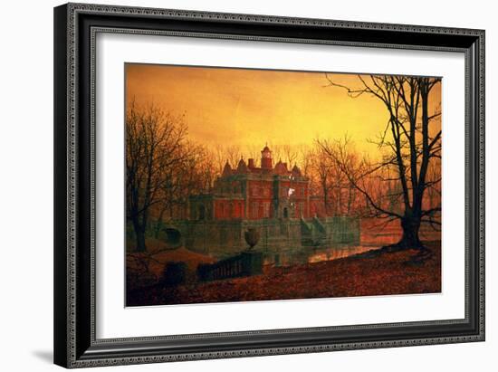 The Haunted House-John Atkinson Grimshaw-Framed Giclee Print