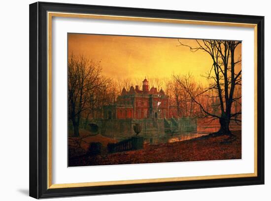 The Haunted House-John Atkinson Grimshaw-Framed Giclee Print