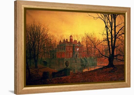 The Haunted House-John Atkinson Grimshaw-Framed Premier Image Canvas