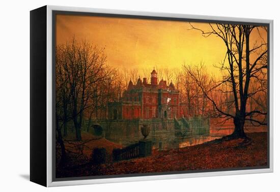 The Haunted House-John Atkinson Grimshaw-Framed Premier Image Canvas