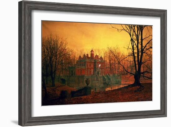 The Haunted House-John Atkinson Grimshaw-Framed Giclee Print