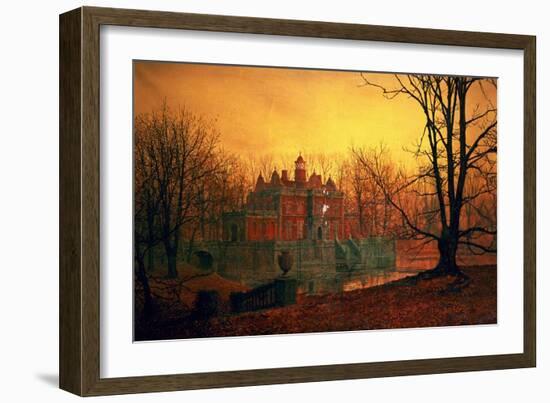 The Haunted House-John Atkinson Grimshaw-Framed Giclee Print