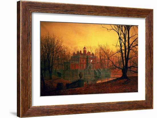 The Haunted House-John Atkinson Grimshaw-Framed Giclee Print