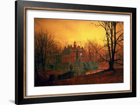 The Haunted House-John Atkinson Grimshaw-Framed Giclee Print