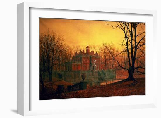 The Haunted House-John Atkinson Grimshaw-Framed Giclee Print