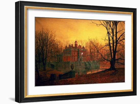 The Haunted House-John Atkinson Grimshaw-Framed Giclee Print