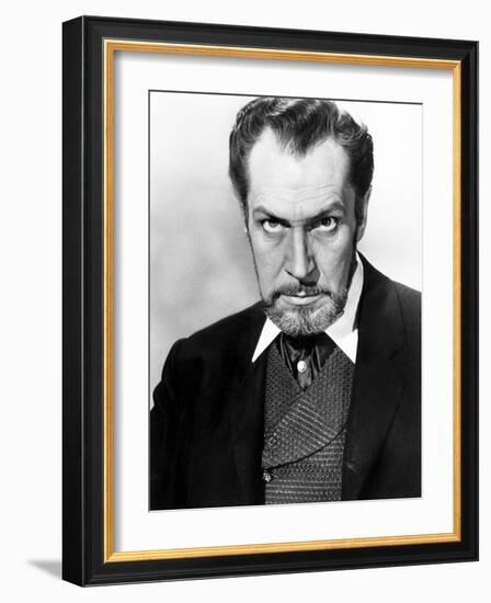 The Haunted Palace, Vincent Price, 1963-null-Framed Photo