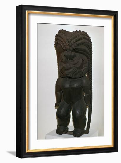 The Hawaiian war-god Kukailimoku from Polynesia, 19th century-Unknown-Framed Giclee Print