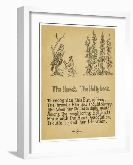 The Hawk. The Hollycock.-Robert Williams Wood-Framed Art Print