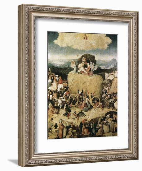 The Hay-Cart-Hieronymus Bosch-Framed Giclee Print