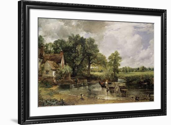 The Hay Wain, 1821-John Constable-Framed Giclee Print